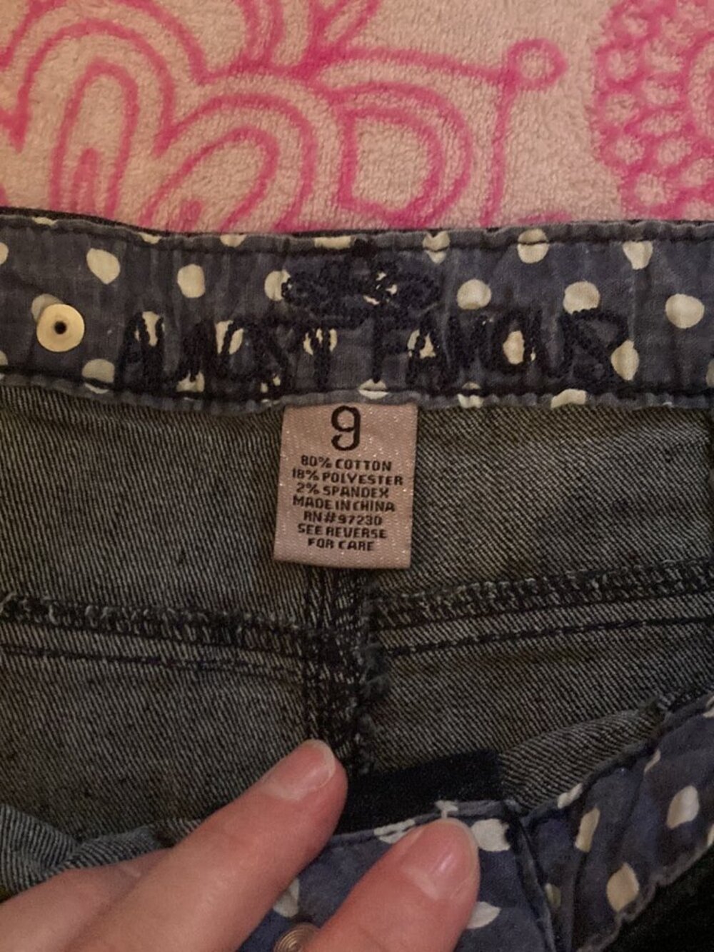 Almost Famous Denim Shorts Size 9 - Picture 2 of 8